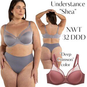 NWT Understance Air Shea FlexWire Unlined bra 32DDD